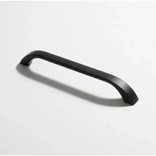 Aesco Siyah Metal Mutfak Dolap Kulpları, 96 mm Boyut