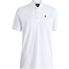 Peak Performance M Chase Polo Erkek Günlük Polo Tişört G77561010T Beyaz