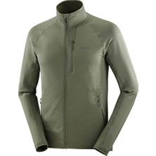 Salomon Sntıal Lıghtwarm Fz M Erkek Outdoor Polar Ceket LC3052000 Yeşil