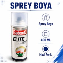 Badem10 Sprey Boya Traktör Mavisi 400 ml Metal Ahşap Plastik Yüzeylere Uygun Hızlı Kuruyan Parlak Boya