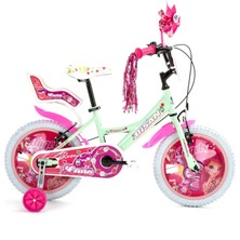 Bisan Rose Kız Çocuk Bisikleti 26CM V 16 Jant Mint Yeşil Pembe