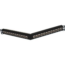 HCS-P00-02430-1U 24 Port Çapraz Utp Boş Patch Panel