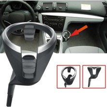 Gkl Bmw E81 E82 E87 E88 E84 Bardaklık Orta Konsol Krom-Siyah 51169122655