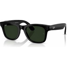 Ray-Ban Meta Wayfarer Gen 2 RW4012 Şeffaf Yeşil Akıllı Gözlük Transitions Güneşte Kararan Cam Meta Aı Kamera Bluetooth