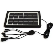HERŞEYBURDAMODA WS-6010 6V 3.5W 500 Mah Güneş Paneli Solar Sistem
