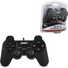 Trend Kapında Ps3 Siyah Oyun Kolu Analog Titreşimli USB Kablo 15 Tuş - 2 Analog - 8 Yön Tetikleyici 1.8mt Kablo