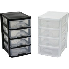 Trend Kapında Tonton - Mini Çekmece 4 Katlı 10.3X13.9X16.6CM