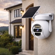Cata CT-4053 Akıllı Solar 4g Sim Kartlı Dış Mekan Güvenlik Kamerası - Full Hd Gece Görüşlü