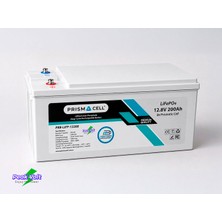 Peak Volt Prismacell Serisi Lifepo4 Smart Bms Bluetooth 12,8 V, 200 Ah Uzun Ömürlü Tekne, Karavan Aküsü - 5 Yıl Garantili