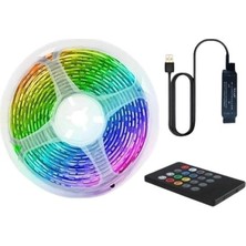 Epilons Rgb Şerit Led 10 Metre Led Işık Kumanda İle Kontrol Rgb