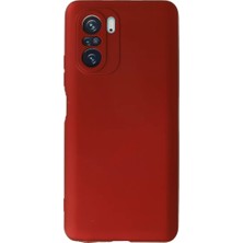 Trend Kapında Xiaomi Poco F3 Kılıf First Silikon - Kırmızı