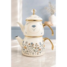 Pr Home Anemon Gold Model Emaye Çaydanlık
