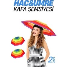 Trend Kapında Hac Umre Kafa Şemsiyesi Güneş Koruma Şemsiyesi 2 Adet 716266