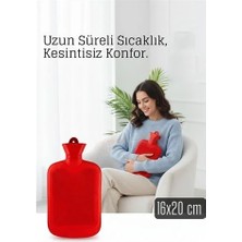 Trend Kapında Kauçuk Sıcak Su Torbası –16X20 cm Termofor | Termal Torba 722334