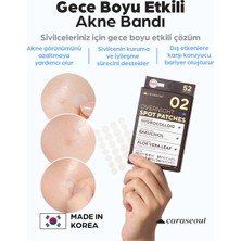 Caraseoul Sivilce Bandı Gece Kullanımı Için 52’li – Bakuchiol & Aloe Vera Sivilce Karşıtı Nokta Bandı