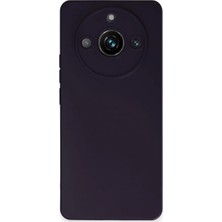 Trend Kapında Realme 11 Pro Kılıf Nano Içi Kadife Silikon - Mor