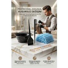 Trend Kapında Hair Professional Saç Boyama Seti: 24'lü Bone, Karıştırma Kabı ve Tarak Fırça Takımı Saç Boyama Seti 24 Saç Bonesi 713202