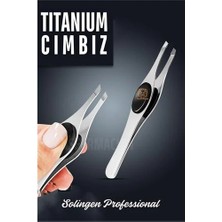 Trend Kapında Transformacion Titanyum Çelik Cımbız Kaş Alma Cımbızı Tüy Alma Cımbızı Solingen Professional 721244