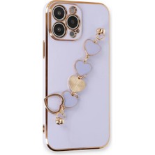 Trend Kapında Apple iPhone 14 Pro Max Kılıf Esila Silikon - Lila