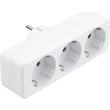 Trend Kapında De-Pa DPA-10011 Üçlü Golyat Düz Fiş Priz 250V 16A 3500W