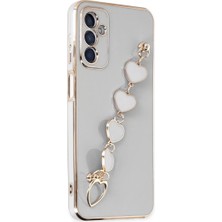 Trend Kapında Samsung Galaxy A14 4g Kılıf Esila Silikon - Beyaz
