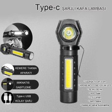 Trend Kapında Şarjlı Mıktanıslı Kafa Lambası WT-621