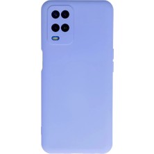 Trend Kapında Oppo A54 4g Kılıf Nano Içi Kadife Silikon - Lila