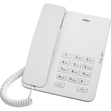Trend Kapında Karel TM-140 Kablolu Ekransız Krem Masaüstü Telefon