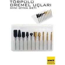 Trend Kapında Dremel Uyumlu Törpülü Mini Oyma Gravür Uç Seti – 10'lu Tungsten Karbür, Ahşap/metal/plastik Için 722463