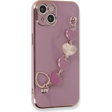 Trend Kapında Apple iPhone 14 Plus Kılıf Esila Silikon - Mor
