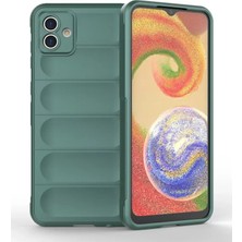 Trend Kapında Samsung Galaxy A04E Kılıf Optimum Silikon - Koyu Yeşil