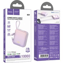 Dorasan Hoco Q23 Blade 10000MAH 22.5W+PD20W Kablolu POWERBANK-(5775)