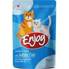 Trend Kapında Beyaz Balık Etli Soslu Kedi Konservesi 85 gr