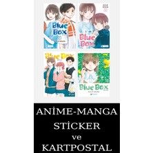 Akılçelen Kitaplar Blue Box 1-2-3-4 Manga Seti (4 Kitap) / Mavi Kutu / Anime-Manga Sticker ve Kartpostal Hediyeli