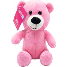 Selay Toys Pelüş Minik Pembe Ayıcık 15 cm 3338