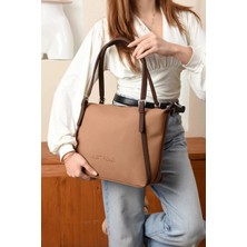 Just Polo Kadın Yeni Sezon Ayarlanabilir Uzun Askılı Büyük Boy El ve Omuz Çantası 236037PC
