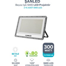 ŞANLED 300W 27.000 Lümen 6500K Beyaz Işık Smd LED Projektör-1 Adet