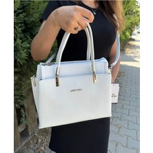 Just Polo Kadın Orijinal 5 Bölmeli Şık El & Omuz Çantası Shoulder Bag Ebat : 22 x 25 cm