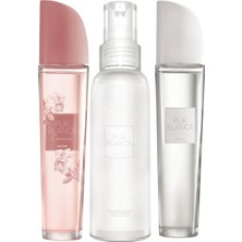 Avon Pur Blanca Kadın Parfüm ve Vücut Spreyi Seti 200 ml EDT Hediyelik Paket