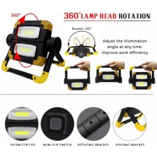 Trend Kapında Br S100 30W Cob LED USB Projektör El Feneri