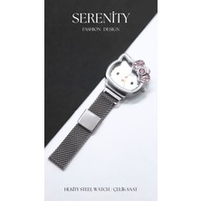 Serenity Hello Kity Çelik Kaplama Saat