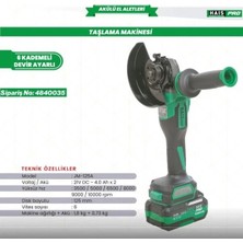 Hais Pro Akülü Taşlama MAK.1000W 21V 4.0AH JM-125A Haispro