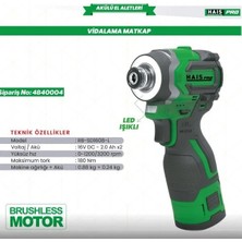 Hais Pro Akülü Vid. Matk. 16 V 2.0 Ah. RB-SD1608-L Haispro