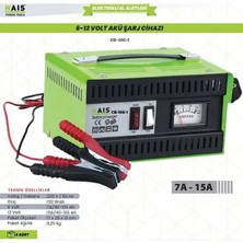 Hais Pro Akü Şarj Cihazı 6-12 Volt CB-10E-1 Hais