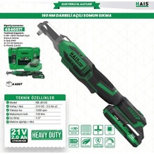 Hais Pro Akülü Darb.açılı Som.sık. 120 Nm RB-JB120A Haispro