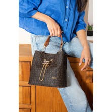 Just Polo Kadın Aksesuar Detaylı Ayarlanabilir Askılı Şık El & Omuz Çantası Shoulder Bag Ebat : 22 x 23 cm