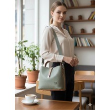 Just Polo Kadın Orijinal 3 Bölmeli Ayarlanabilir Askılı Şık El & Omuz Çantası Shoulder Bag