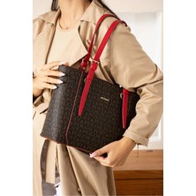Just Polo Günlük Kombinlere Uygun Kadın Büyük Boy Lüks El Çantası Ebat : 24 x 27 cm Shopper