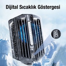 Dorasan Memo DL10 Dijital Gösterge 2000MAH Powerbankli Telefon Soğutucu Fan RADYATÖR-(5775)