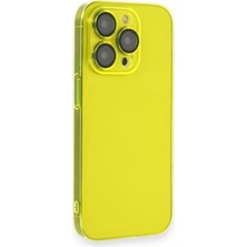 Trend Kapında Apple iPhone 13 Pro Kılıf Armada Lensli Kapak - Sarı